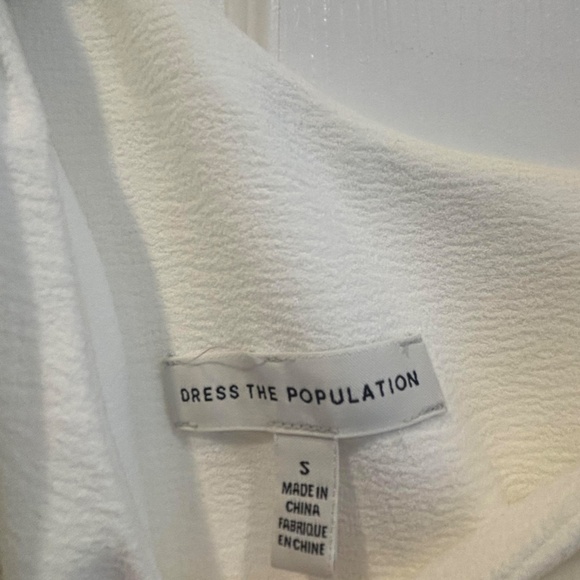 Dress The Population Tiffany One Shoulder Midi Dress - Picture 7 of 7